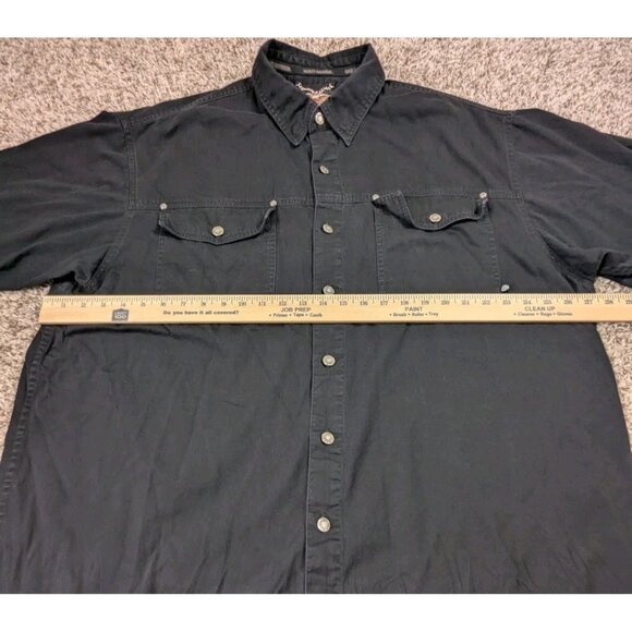 Harley Davidson Button Down Shirt Mens 2XL Black Metal Buttons Biker Motorcycle - Picture 4 of 5